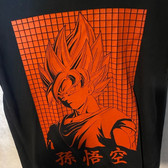Dragon Ball Z Goku Men’s Black Tee Shirt Size Small 2019 Toei Animation Anime - Picture 3 of 12